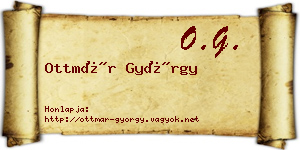 Ottmár György névjegykártya